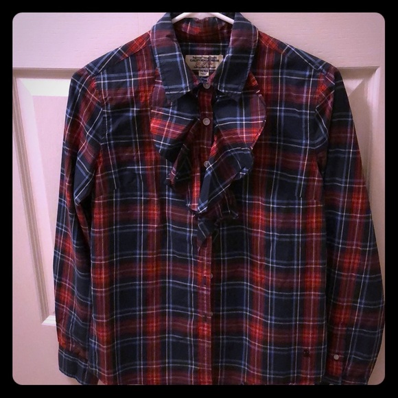 Tops - California Dream R.T.W shirt in navy and red